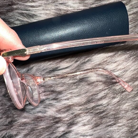 Warby Parker Glasses, Light rose/pink color with case - Picture 4 of 4